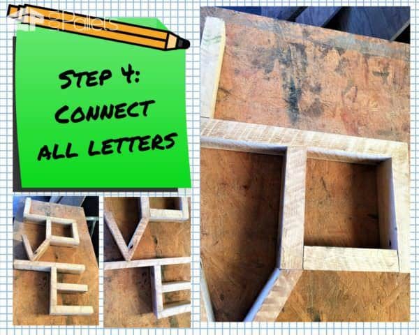 Spell Out Your Love: Pallet Love Wall Art DIY Pallet Tutorials Pallet Shelves & Pallet Coat Hangers Pallet Wall Decor & Pallet Painting Spell Out Your Love: Pallet Love Wall Art DIY Pallet Tutorials Pallet Shelves & Pallet Coat Hangers Pallet Wall Decor & Pallet Painting
