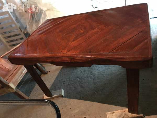 Attractive Pallet Chevron Dining Table Pallet Desks & Pallet Tables Attractive Pallet Chevron Dining Table Pallet Desks & Pallet Tables
