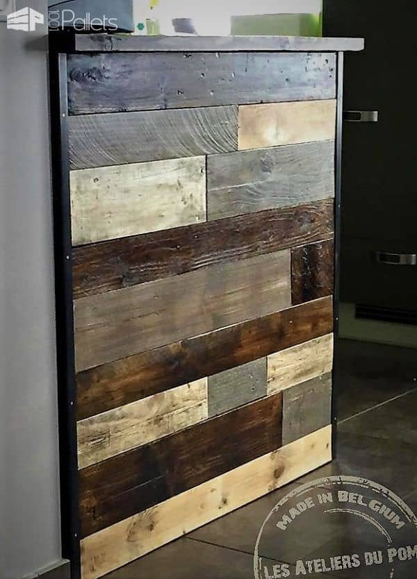 Belgium Beauty Patchwork Pallet Bar Pallet Bars Pallet Cabinets & Wardrobes Belgium Beauty Patchwork Pallet Bar Pallet Bars Pallet Cabinets & Wardrobes