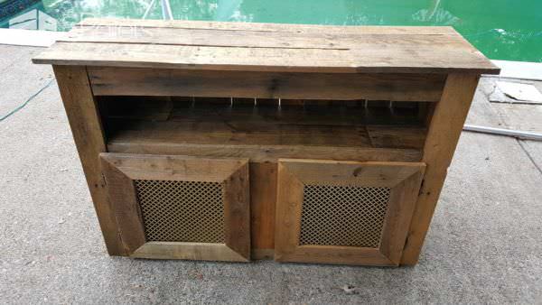 Cross-hole Perforated Metal Pallet Tv Stand Pallet TV Stands & Racks Cross-hole Perforated Metal Pallet Tv Stand Pallet TV Stands & Racks