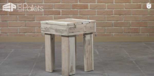 Video Tutorial: Fast Pallet Stool DIY Pallet Video Tutorials Pallet Benches, Pallet Chairs & Stools Video Tutorial: Fast Pallet Stool DIY Pallet Video Tutorials Pallet Benches, Pallet Chairs & Stools