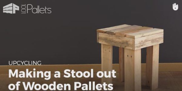 Video Tutorial: Fast Pallet Stool DIY Pallet Video Tutorials Pallet Benches, Pallet Chairs & Stools Video Tutorial: Fast Pallet Stool DIY Pallet Video Tutorials Pallet Benches, Pallet Chairs & Stools