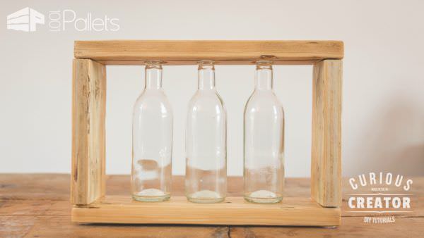 Pallet Glass Vase Stand DIY Pallet Video Tutorials Pallet Home Accessories Pallet Glass Vase Stand DIY Pallet Video Tutorials Pallet Home Accessories
