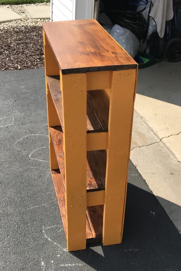 Little Pallet Bookcase Neatens Kids Rooms Pallet Bookcases & Bookshelves Little Pallet Bookcase Neatens Kids Rooms Pallet Bookcases & Bookshelves