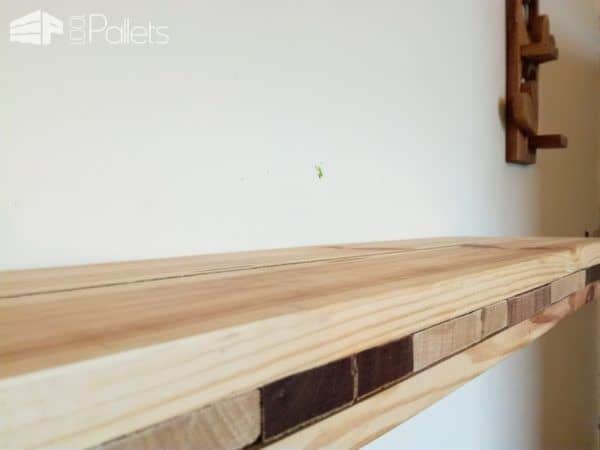 Pallet Wood Stacked Shelves Pallet Shelves & Pallet Coat Hangers Pallet Wood Stacked Shelves Pallet Shelves & Pallet Coat Hangers