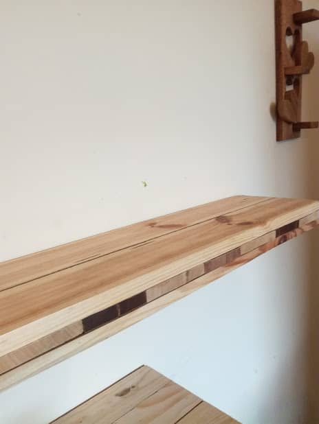Pallet Wood Stacked Shelves Pallet Shelves & Pallet Coat Hangers Pallet Wood Stacked Shelves Pallet Shelves & Pallet Coat Hangers