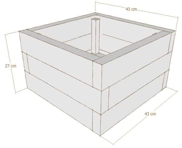 Petite Pallet Planter Is Perfect For Small Spaces Pallet Planters & Compost Bins Petite Pallet Planter Is Perfect For Small Spaces Pallet Planters & Compost Bins