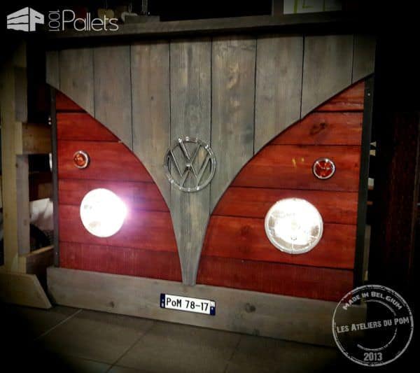 Vw Pallet Bar / Bar Vw Combi En Bois De Palette Pallet Bars Vw Pallet Bar / Bar Vw Combi En Bois De Palette Pallet Bars