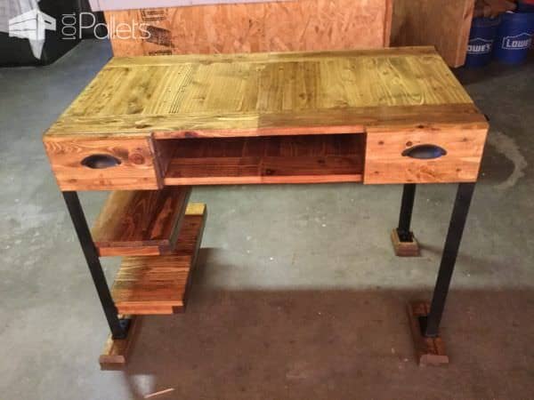 Elegant Pallet Desk Makes Perfect Gift! Pallet Desks & Pallet Tables Elegant Pallet Desk Makes Perfect Gift! Pallet Desks & Pallet Tables