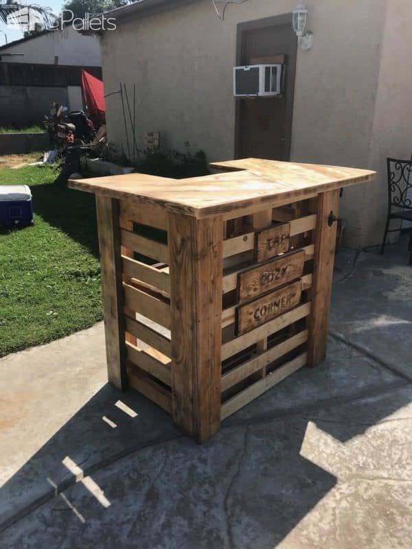 Cozy Corner Herringbone Pattern Pallet Bar Pallet Bars Cozy Corner Herringbone Pattern Pallet Bar Pallet Bars