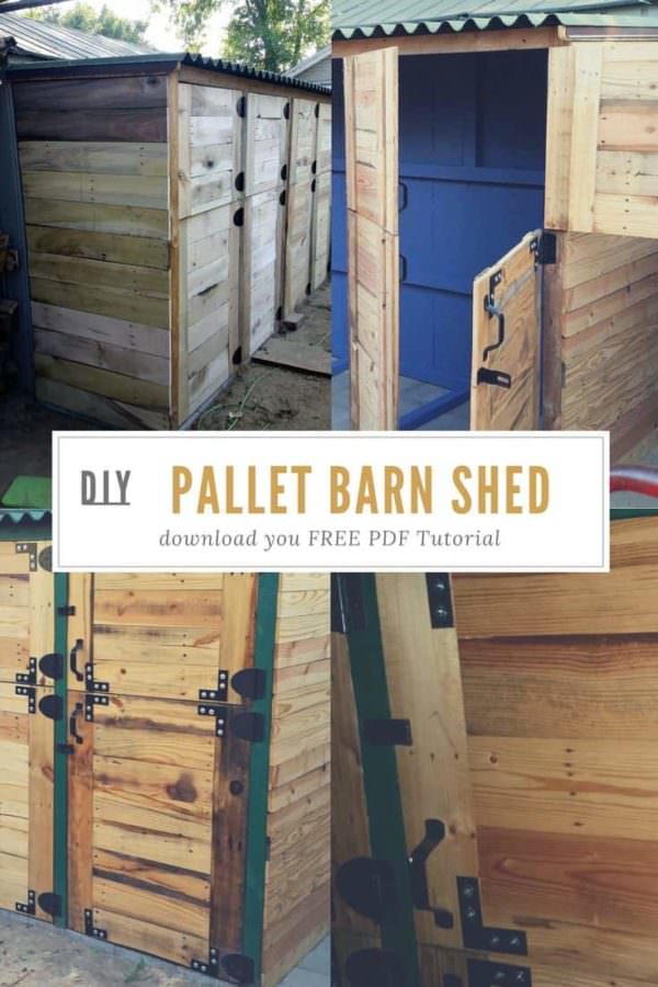 Pallet Barn Shed English Tutorials Garden Pallet Barn Shed English Tutorials Garden