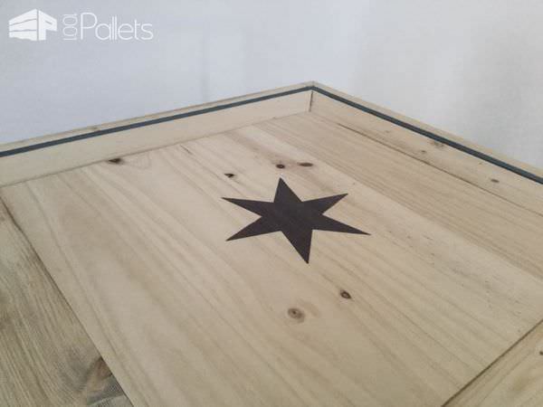 Metal-framed Pallet Inlay Coffee Table Pallet Coffee Tables Metal-framed Pallet Inlay Coffee Table Pallet Coffee Tables