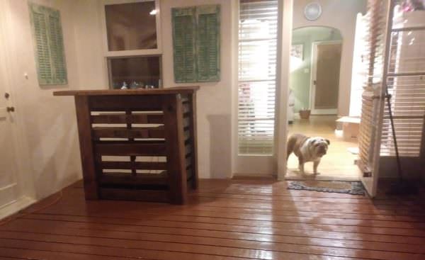 L-shaped Pallet Bar Uses Small Areas Perfectly! Pallet Bars L-shaped Pallet Bar Uses Small Areas Perfectly! Pallet Bars