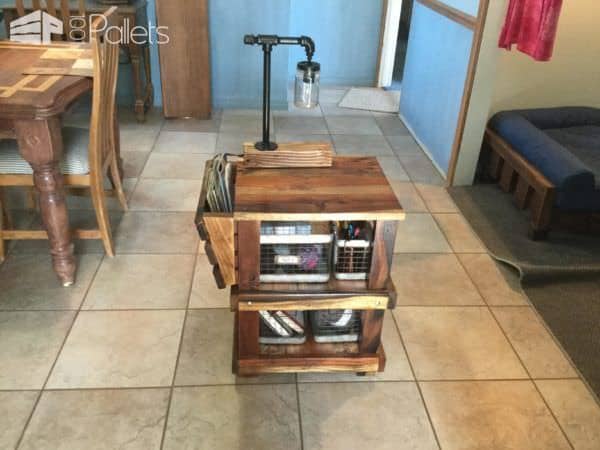 Mason Jar Lamp Pallet Side Table Pallet Desks & Pallet Tables Pallet Lamps & Lights Mason Jar Lamp Pallet Side Table Pallet Desks & Pallet Tables Pallet Lamps & Lights