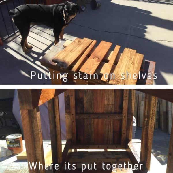 Mason Jar Lamp Pallet Side Table Pallet Desks & Pallet Tables Pallet Lamps & Lights Mason Jar Lamp Pallet Side Table Pallet Desks & Pallet Tables Pallet Lamps & Lights