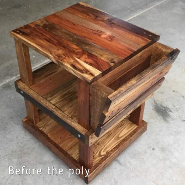 Mason Jar Lamp Pallet Side Table Pallet Desks & Pallet Tables Pallet Lamps & Lights Mason Jar Lamp Pallet Side Table Pallet Desks & Pallet Tables Pallet Lamps & Lights