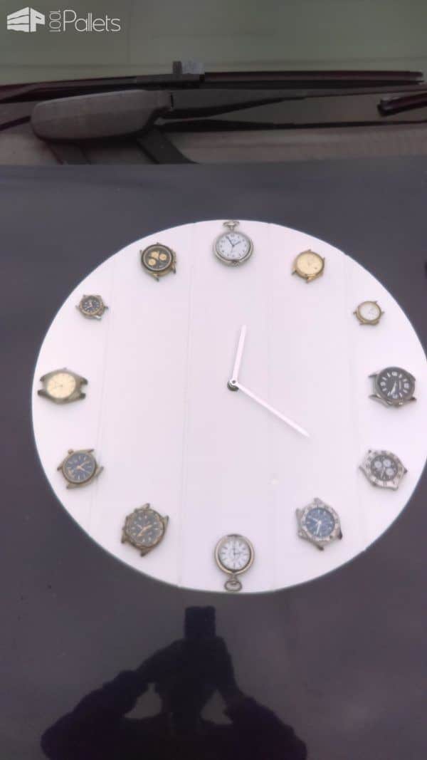 Pallet Wrist Watch Clock Upcycles Pocketwatches Too! Pallet Clocks Pallet Wrist Watch Clock Upcycles Pocketwatches Too! Pallet Clocks