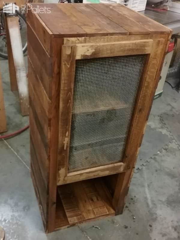 Rustic Pie Safe Pallet Cabinet Adds Charm & Storage! Pallet Cabinets & Wardrobes Rustic Pie Safe Pallet Cabinet Adds Charm & Storage! Pallet Cabinets & Wardrobes