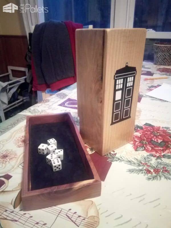 Brilliant Dr. Who Themed Pallet Dice Tower Fun Pallet Crafts for Kids Other Pallet Projects Brilliant Dr. Who Themed Pallet Dice Tower Fun Pallet Crafts for Kids Other Pallet Projects