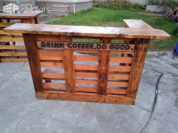 Do Good: Build This Pallet Coffee Bar Pallet Bars Do Good: Build This Pallet Coffee Bar Pallet Bars