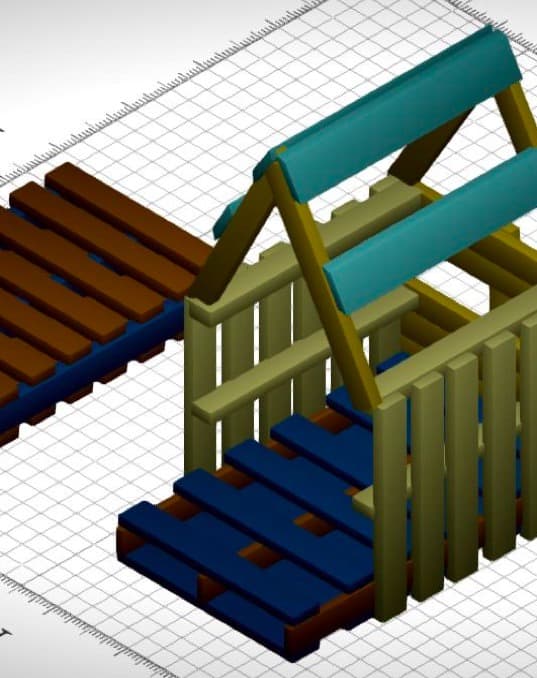 Easy Kid’s Pallet Playhouse English Tutorials Garden Easy Kid’s Pallet Playhouse English Tutorials Garden