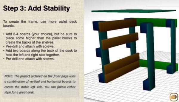 Easy Pallet Desk English Tutorials Furniture Easy Pallet Desk English Tutorials Furniture