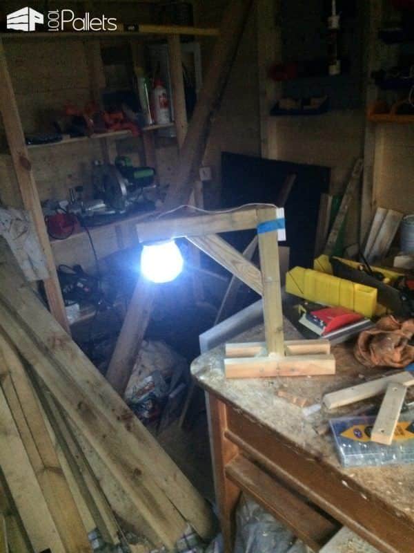 Pallet Gallows Lamp English Tutorials Home décor Pallet Gallows Lamp English Tutorials Home décor