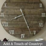 Make This Budget-friendly 40″ Pallet Farmhouse Clock Pallet Clocks Make This Budget-friendly 40″ Pallet Farmhouse Clock Pallet Clocks
