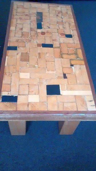 Upcycled Timber End-grain Coffee Table Pallet Coffee Tables Upcycled Timber End-grain Coffee Table Pallet Coffee Tables