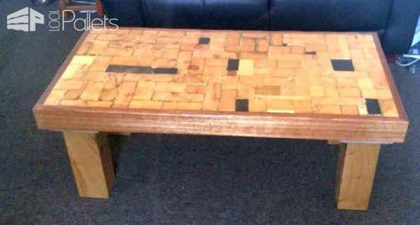 Upcycled Timber End-grain Coffee Table Pallet Coffee Tables Upcycled Timber End-grain Coffee Table Pallet Coffee Tables