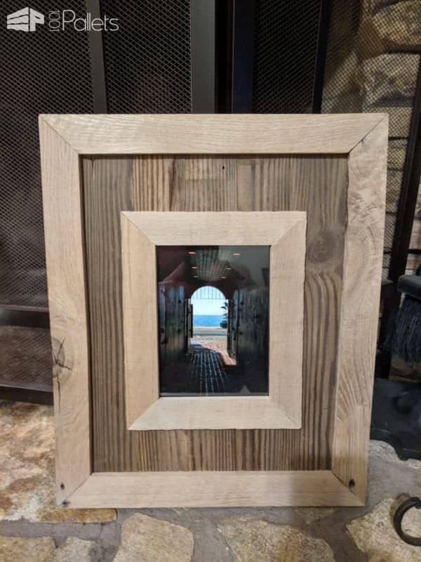 Highlight Your Photos: Pallet Wood Picture Frame Pallet Wall Decor & Pallet Painting Highlight Your Photos: Pallet Wood Picture Frame Pallet Wall Decor & Pallet Painting