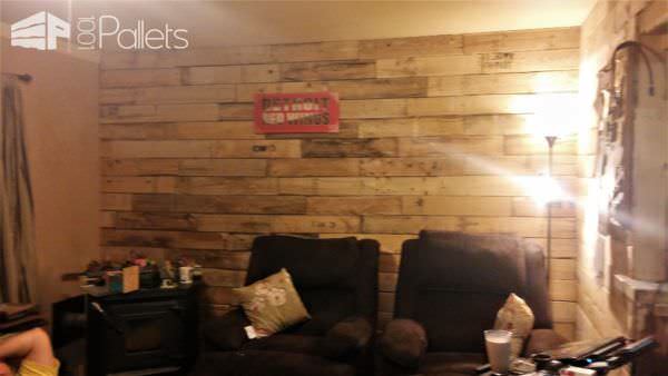 I Used Pallets For My Dining Room Accent Wall Pallet Walls & Pallet Doors I Used Pallets For My Dining Room Accent Wall Pallet Walls & Pallet Doors