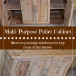 Multi-purpose Pallet Cabinet Adds Storage! Pallet Cabinets & Wardrobes Multi-purpose Pallet Cabinet Adds Storage! Pallet Cabinets & Wardrobes