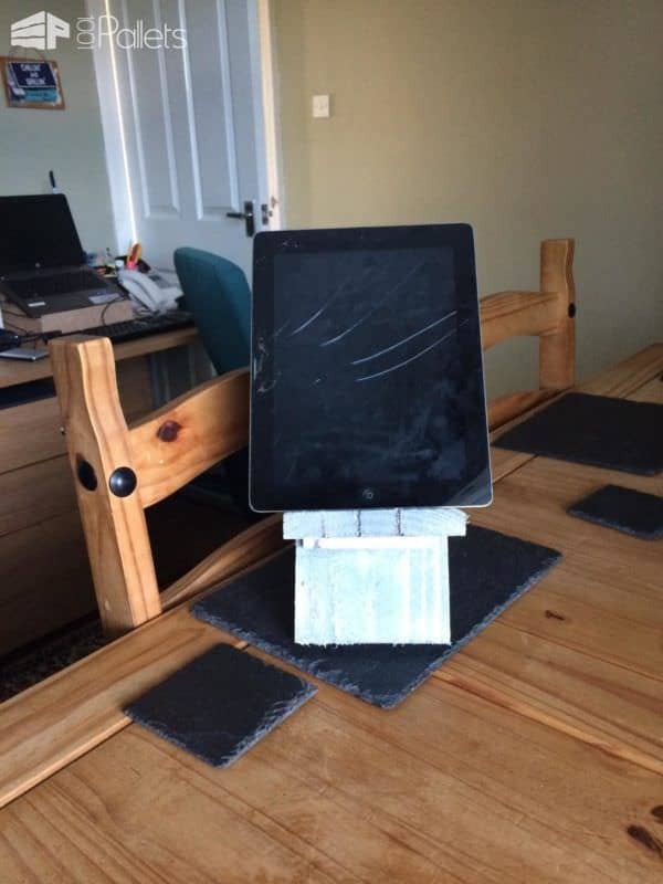Pallet Tablet Bookstand: Inspired By Viking Chair! Pallet Home Accessories Pallet Tablet Bookstand: Inspired By Viking Chair! Pallet Home Accessories
