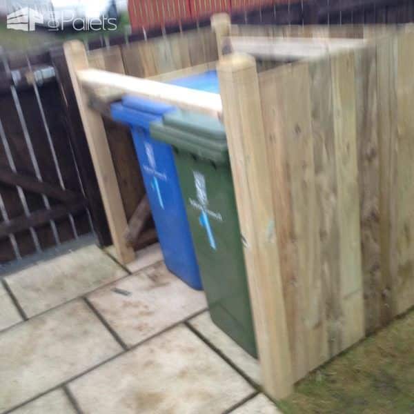 Pallet Wheelie Bin Shed Aka Garbage Can Enclosure Pallet Sheds, Cabins, Huts & Playhouses Pallet Wheelie Bin Shed Aka Garbage Can Enclosure Pallet Sheds, Cabins, Huts & Playhouses