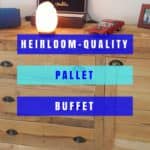 Stunning 5-pallet Rustic Buffet Has Tons of Storage! Pallet Cabinets & Wardrobes Stunning 5-pallet Rustic Buffet Has Tons of Storage! Pallet Cabinets & Wardrobes