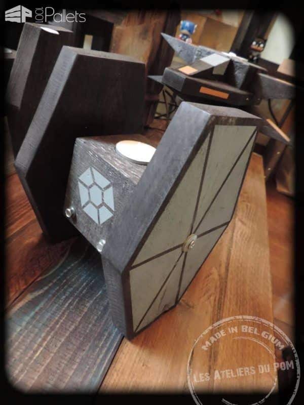 Use The Pallet Force: Sci-fi Pallet Candle Holders Pallet Candle Holders Use The Pallet Force: Sci-fi Pallet Candle Holders Pallet Candle Holders