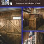 Vintage Barber Shop Decorated Using Pallets! Pallet Store, Bar & Restaurant Decorations Vintage Barber Shop Decorated Using Pallets! Pallet Store, Bar & Restaurant Decorations