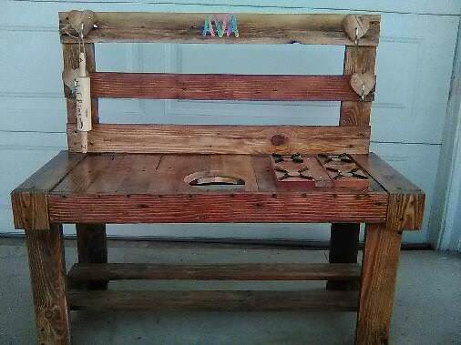 Cute Kitchen Play Set or Kid’s Craft Table Fun Pallet Crafts for Kids Pallet Sheds, Cabins, Huts & Playhouses Cute Kitchen Play Set or Kid’s Craft Table Fun Pallet Crafts for Kids Pallet Sheds, Cabins, Huts & Playhouses