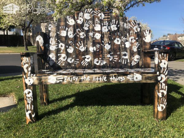 Enjoy the Little Things Pallet Bench Set Pallet Benches, Pallet Chairs & Stools Enjoy the Little Things Pallet Bench Set Pallet Benches, Pallet Chairs & Stools