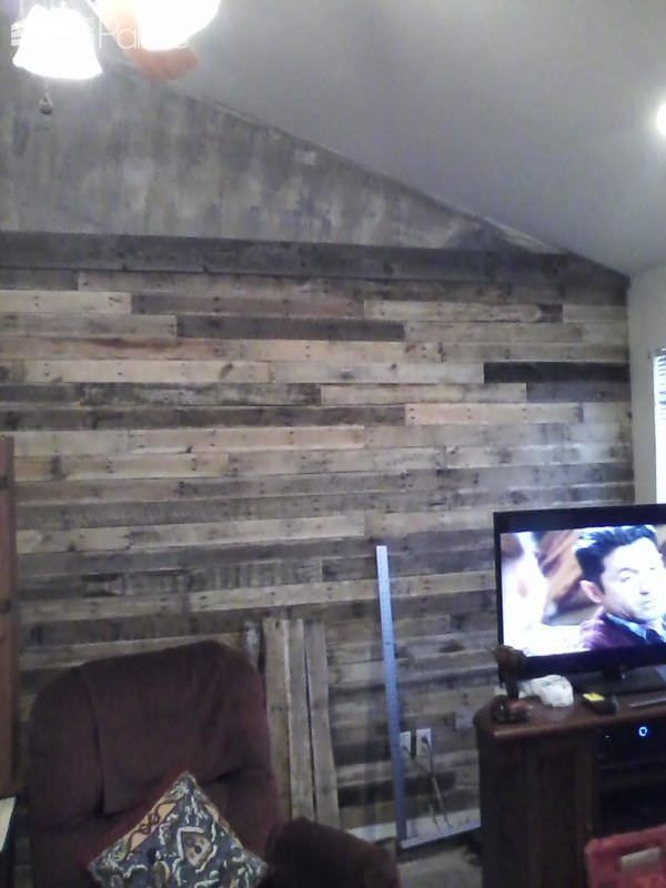 Outstanding Vaulted Ceiling Pallet Wall Pallet Walls & Pallet Doors Outstanding Vaulted Ceiling Pallet Wall Pallet Walls & Pallet Doors