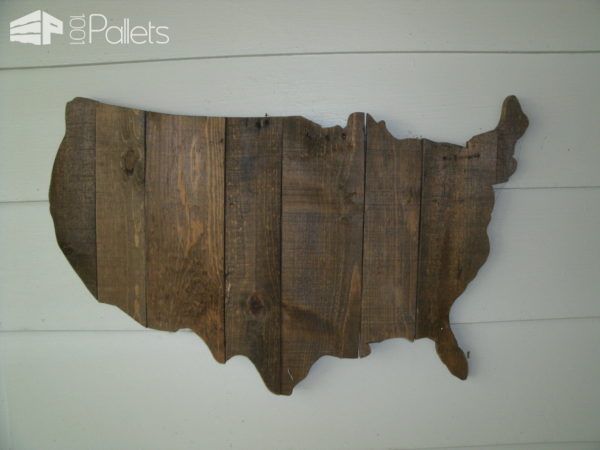 Pallet Wood Usa Mainland Wall Art Pallet Wall Decor & Pallet Painting Pallet Wood Usa Mainland Wall Art Pallet Wall Decor & Pallet Painting