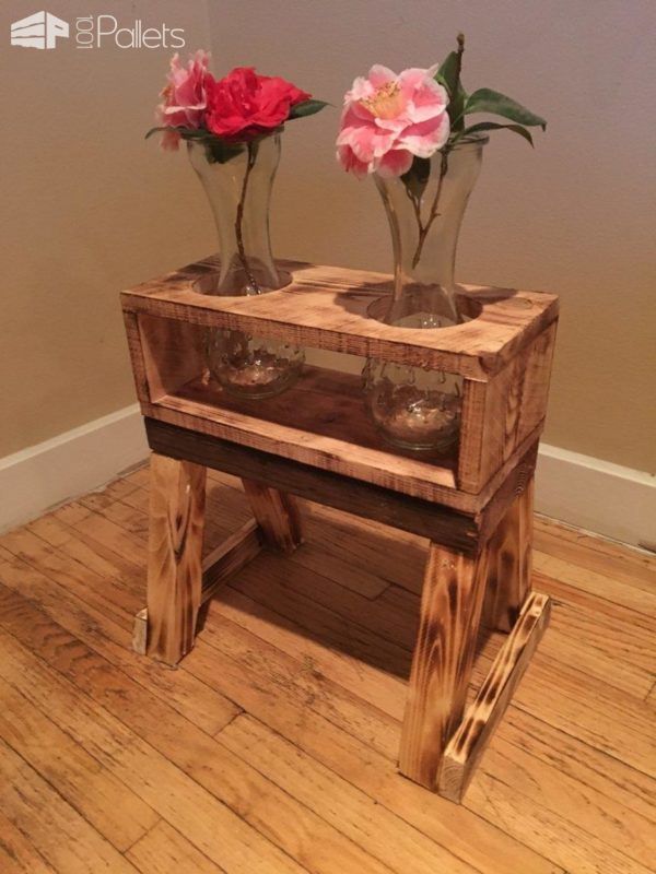 Pyrography Pallet Plant Stands Are Rustic & Gorgeous! Pallet Home Accessories Pallet Planters & Compost Bins Pyrography Pallet Plant Stands Are Rustic & Gorgeous! Pallet Home Accessories Pallet Planters & Compost Bins