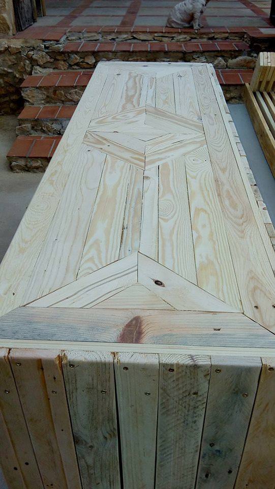 Decorative Pallet Bar or Counter Pallet Bars Pallet Cabinets & Wardrobes Decorative Pallet Bar or Counter Pallet Bars Pallet Cabinets & Wardrobes