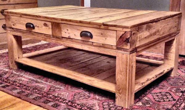 Pallet Coffee Table With Drawers: My First Pallet Project Pallet Coffee Tables Pallet Coffee Table With Drawers: My First Pallet Project Pallet Coffee Tables