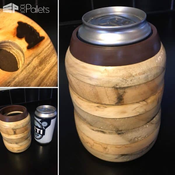 Wood-turned Pallet Wood Koozie With Diy Video Tutorial! DIY Pallet Video Tutorials Other Pallet Projects Wood-turned Pallet Wood Koozie With Diy Video Tutorial! DIY Pallet Video Tutorials Other Pallet Projects