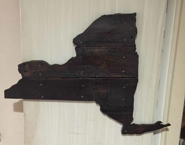 Backlit New York State Pallet Wall Decor Pallet Wall Decor & Pallet Painting Backlit New York State Pallet Wall Decor Pallet Wall Decor & Pallet Painting