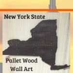 Backlit New York State Pallet Wall Decor Pallet Wall Decor & Pallet Painting Backlit New York State Pallet Wall Decor Pallet Wall Decor & Pallet Painting