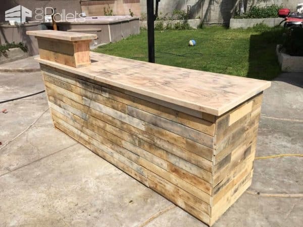 Flexible Design: Pallet Counter, Cash Wrap, or Pallet Bar Pallet Bars Pallet Store, Bar & Restaurant Decorations Flexible Design: Pallet Counter, Cash Wrap, or Pallet Bar Pallet Bars Pallet Store, Bar & Restaurant Decorations