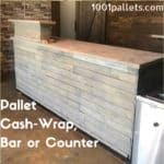 Flexible Design: Pallet Counter, Cash Wrap, or Pallet Bar Pallet Bars Pallet Store, Bar & Restaurant Decorations Flexible Design: Pallet Counter, Cash Wrap, or Pallet Bar Pallet Bars Pallet Store, Bar & Restaurant Decorations